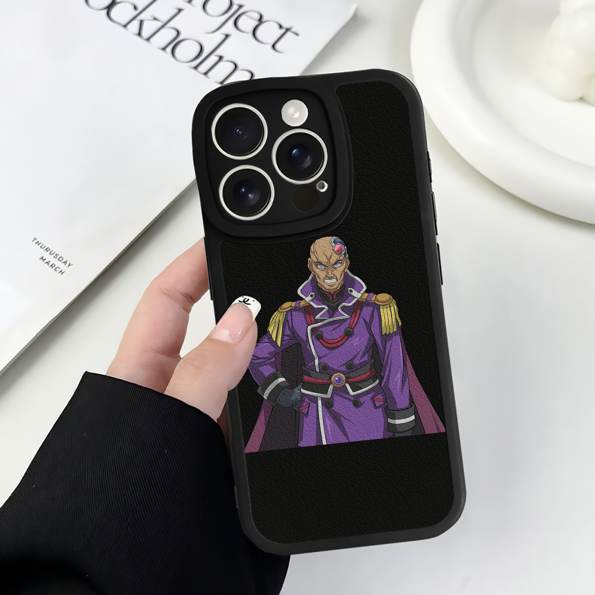 （画像用） 遊☆戯☆王 Yu-Gi-Oh! 【iPhone 16シリーズ対応】シリコンスマホケース（レザー調） 材質：シリコン